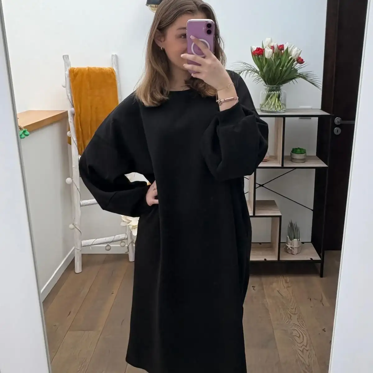 Robe Longue LEANA (noir)