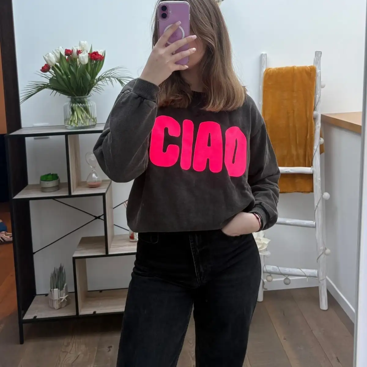 Sweat-shirt LILA (noir)