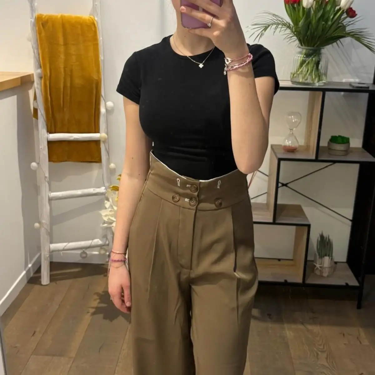 Pantalon COME (beige)